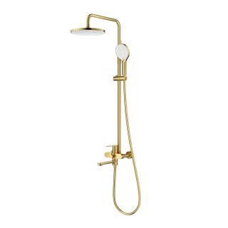 Душевая стойка Splenka S222.24.03 золотой сатин